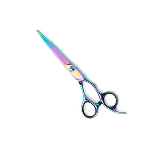 Ciseaux de coiffeur en acier inoxydable personnalisés de 5.5 \ "couleur titane Kit d'outils de coiffure multi-usages OEM ODM disponible - Product Image 4