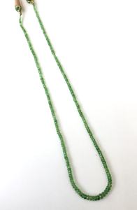 Collier de perles facettées en tsavorite, pierre précieuse naturelle, perles de tsavorite pour la fabrication de bijoux fins, collier de perles de pierres précieuses - Product Image 6
