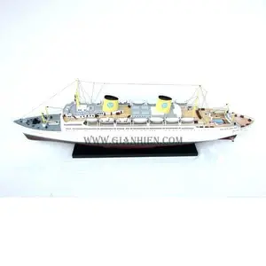 Gia Nhien Manufacturer Custom Design Low MOQ GRIPSHOLM WOODEN MODEL BOAT HIGH QUALITY Wooden Handicraft SHIP MODEL