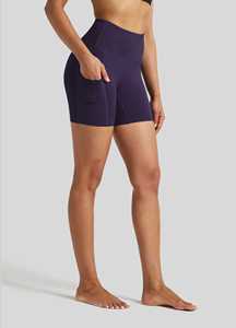 New Arrivals High Performance Women's Yoga Shorts Above Knee Length Seamless Short Pants For Gym Workout Training Wear - Product Image 2