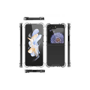 Coque de protection transparente Netzy pour Galaxy Z Flip 6 SAFA Nitro, étui en silicone antichoc, boîte en TPU acrylique translucide - Product Image 4