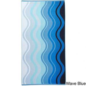 Toalla de playa de verano tejida Jacquard de algodón 100%, diseño personalizado, logotipo impreso, estilo a rayas, artículo de venta caliente, toalla de playa India Avior - Product Image 2