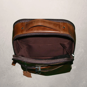 Mochila de cuero con cuero genuino 100% HECHO A MANO - Product Image 2