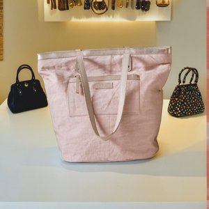 Sac fourre-tout moderne en toile de couleur unie, élégant sac à main d'été pour femme, sac de voyage de luxe grande capacité avec fermeture éclair pour la plage 2026 - Product Image 4