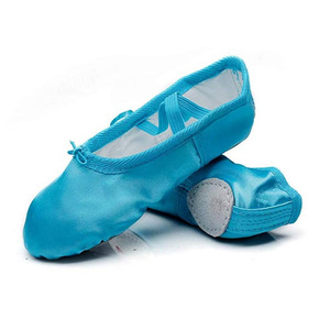 Chaussures de danse de ballet en toile élégantes pour femmes intérieur doux texture respirante semelles flexibles idéales pour la performance artistique - Product Image 2
