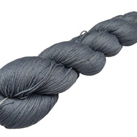 Maharaja 100% fil de soie brute de mûrier blanc Anti-Style GUN broderie tricot à la main OEM disponible pour le tissage de la soie 100%