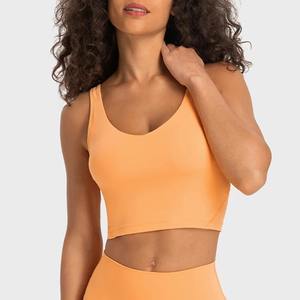 Nuevo Sujetador deportivo de alta calidad, sujetador de Yoga transpirable de nailon Spandex, diseño personalizado, sujetador elegante para mujer al por mayor - Product Image 3