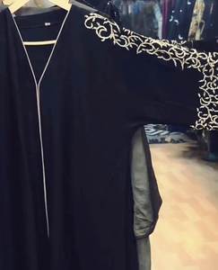 Vêtements islamiques traditionnels musulmans, élégants et modestes pour femmes, manches de créateur de qualité supérieure, abaya, caftan, robes formelles de Dubaï - Product Image 1