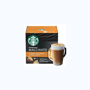Pour Dolce Gusto Caramel Macchiato 127,8g, saveur chocolat noisette sucré, café instantané en vrac avec mousse de lait - Product Image 2