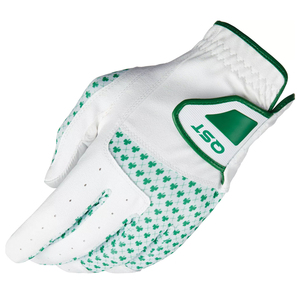QST Nouveau gant de golf en cuir Cabretta en peau de mouton Grip antidérapant et protection complète des doigts Gant de golf pur doux Design et logo personnalisés - Product Image 3