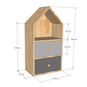 Modern Rubber Wood <b>Bookshelf</b> for Kids 100x25x120cm Safe for Kindergarten & School Use - Product Image 6