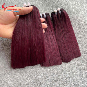 Producto caliente extensiones de cabello humano de pelo liso sin derramamiento sin enredos - Product Image 6