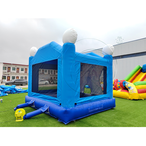 Château gonflable robuste pour usage commercial extérieur, en PVC, lit de saut écologique pour location événementielle - Product Image 5