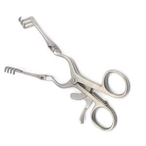 Retractor de Acero Inoxidable de 31 cm, 4X3 Puntas, Afilado, Autoestático, Instrumentos de Alta Calidad, Ligero, Weitlaner - Product Image 5