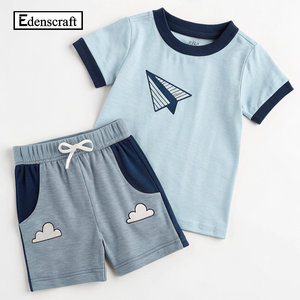 Toddler chàng trai thông minh quần áo giản dị Bộ thoáng khí cotton quần short áo phông nhẹ thoải mái playwear mù<span class=keywords><strong>a</strong></span> xuân mù<span class=keywords><strong>a</strong></span> thu mù<span class=keywords><strong>a</strong></span> hè - Product Image 4