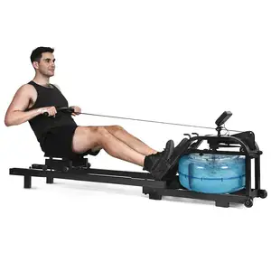 Fitness özel egzersiz ahşap kürek makinesi çok fonksiyonlu eğitim cihazı ekipmanları su kürek makinesi
