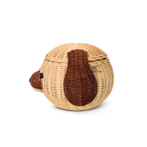 ตะกร้าหวายสานด้วยมือสำหรับตกแต่งชั้นวางของหวายสำหรับเด็ก - Product Image 4