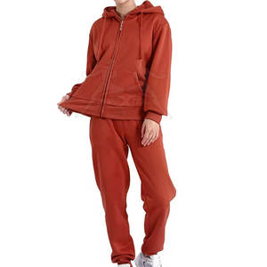 Survêtement en tissu premium avec fermeture éclair, capuche réglable et fermeture éclair frontale, style décontracté - Product Image 5