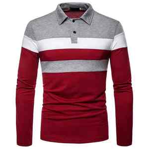 Factory Price <b>Men</b> <b>Long</b> Sleeve Polo <b>Shirts</b> Top Selling <b>Men</b> <b>Long</b> Sleeve Polo <b>Shirts</b> Best Product <b>Men</b> Polo <b>Shirts</b> - Product Image 5