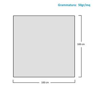 25 tovaglie monouso 100x100cm copri blu cobalto antimacchia/avorio/rosso per ristoranti ed eventi - Product Image 2