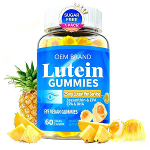 Vitadiscovery özel şekersiz 25mg Lutein Gummies yetişkinler iç<span class=keywords><strong>in</strong></span> Zeaxanthin Vegan vitaminleri Gummies genel gözler sağlık desteği - Product Image 1