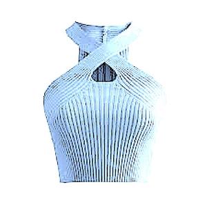 Dames solide. Hauts en rotin SEXY pour femmes, 8 couleurs, vêtements à la mode, fabrication en vrac, en inde - Product Image 1