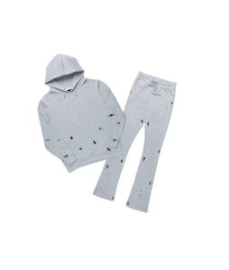 ชุดวอร์มผ้าฝ้ายแนวสตรีทชุดวิ่งจ๊อกกิ้งกลางแจ้งน้ำหนักเบาออกแบบโลโก้ได้ตามที่ต้องการ - Product Image 1