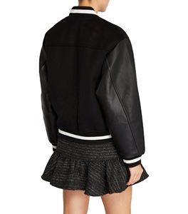 Veste universitaire pour femme, style varié, manches longues, longueur régulière, matelassée, réversible, chaude, respirante, coton d'automne 2027 - Product Image 4