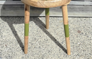 Mesa de centro esmaltada de madera de diseño moderno orgánico Muebles de sala de estar únicos con elegantes detalles artesanales de metal - Product Image 6