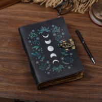 Cuaderno de Cuero Hecho a Mano Estilo Vintage, Diario de Viaje Retro, Cuaderno con Logotipo Grabado, Tamaños A5/B5/A7, Pintable con Acuarelas