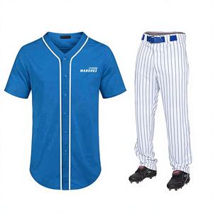 Uniforme de Béisbol Personalizado para Hombre, Jersey y Pantalón Cómodos, Diseño Personalizado para Equipos, Venta en Línea con Calidad Económica - Product Image 1