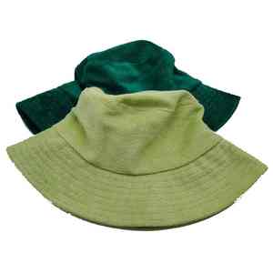 Unisex Cotton Terry Towel Bucket <b>Hat</b> Customisation Logo For Outdoor Sports Daily Casual Travel <b>White</b> Blank Style Bucket <b>Hat</b> - Product Image 5