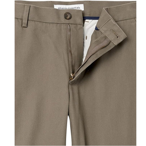 Chinos ajustados de algodón Premium para hombre fabricados por expertos en Bangladesh para un estilo y comodidad - Product Image 5