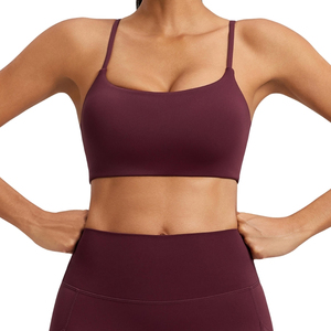 Sujetador deportivo de nailon Spandex transpirable de alta calidad Tallas grandes Estilo simple con impresión de transferencia de calor - Product Image 4