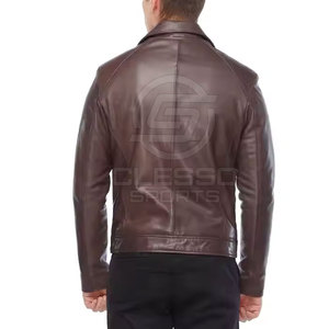 Chaqueta de Cuero Sofisticada para Hombre con Detalles Finos, Construcción Duradera y Apariencia Elegante para el Día a Día - Product Image 2