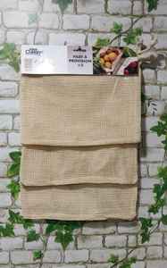 Eco-Friendly Recyclable Biodegradable Reusable <b>Drawstring</b> Washable Cotton Mesh Net Custom Logo for Shopping Produce Food - Product Image 2