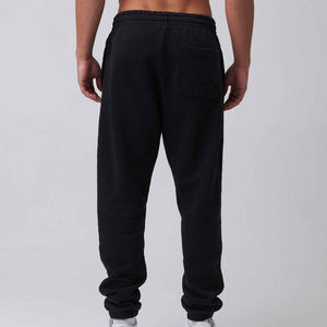 Vente en gros sur mesure 100% tissu en coton pour survêtement évasé survêtement en molleton imprimé bouffant 3D pantalons de survêtement pour hommes pantalons de survêtement empilés - Product Image 6