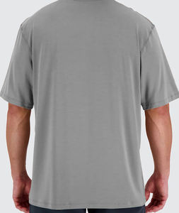 Recién llegado, Camiseta de algodón 100% personalizada, ajuste holgado, estampado de gran tamaño, peso pesado, alta calidad, manga corta, secado rápido, largo, sólido - Product Image 4