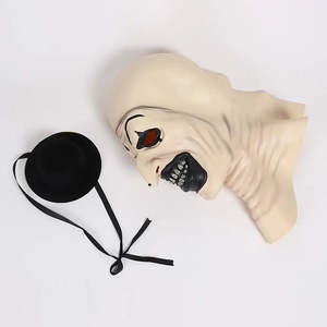 Masque d'horreur d'Halloween, masque de terreur pour cosplay, conçu en latex plastique et PVC, en forme de fantôme, pour les fêtes - Product Image 3