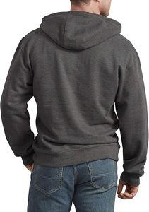 Sweats à capuche pour hommes Qualité supérieure Épaule tombante Logo personnalisé Vente en gros d'usine Sweat à capuche bon marché Sweat à capuche léger en coton avec fermeture éclair intégrale de grande taille - Product Image 2