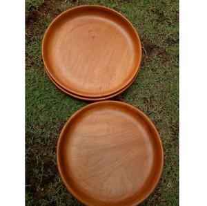 Assiette en bois pour servir le pain, les collations et les fruits, usage traditionnel et festif - Product Image 6