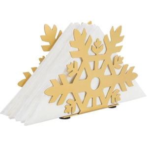 Decorative Metal Snowflake Cutout <b>Paper</b> Towel Holder Napkin Holders Tabletop <b>Kitchen</b> Restaurant - Product Image 3