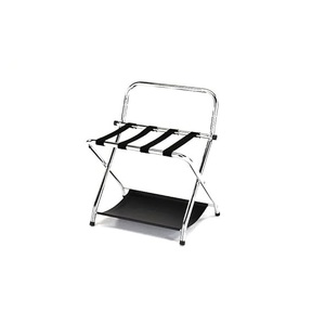 Compact Folding <b>Metal</b> <b>Suitcase</b> with Removable Nylon Strap Hamper Laundry Rack and Storage Tissue Boxes for Home or Office Use - Product Image 1