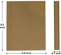Papier ligné/non doublé reliure à coudre rechargeable A5 ligné sans acide sans bois journal intime sans bois bloc-notes pour journaux en cuir