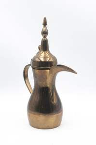 หม้อกาแฟทองเหลืองรูปทรงคลาสสิกมีรายละเอียดหรูหราเหมาะสำหรับใช้ในครัวแบบดั้งเดิมหรืองานเลี้ยงน้ำชาแบบทางการ - Product Image 6