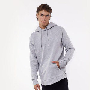 Sweat-shirt à capuche en coton 100% pour hommes, ourlet incurvé, vente en gros, débardeur de sport, logo personnalisé, OEM - Product Image 1