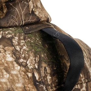 Veste de chasse en softshell thermique d'hiver pour homme, camouflage, respirante, zippée, avec col montant, imprimé, pour la chasse - Product Image 4