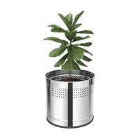 Jardinières modernes avec support grands pots de jardinière avec supports en métal pot de fleur décor de salon pour orchidée, aloès, grand cactus