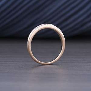 0.080 tcw แหวนหมั้นเพชรสีขาว14KT/18kt - Product Image 2