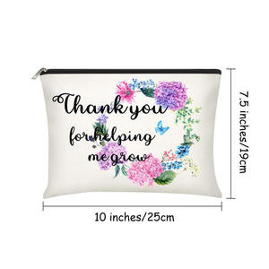 Venta al por mayor de diseño personalizado reutilizable impermeable Ripstop pequeña bolsa de nailon bolsa de lona para maquillaje cosmético - Product Image 2